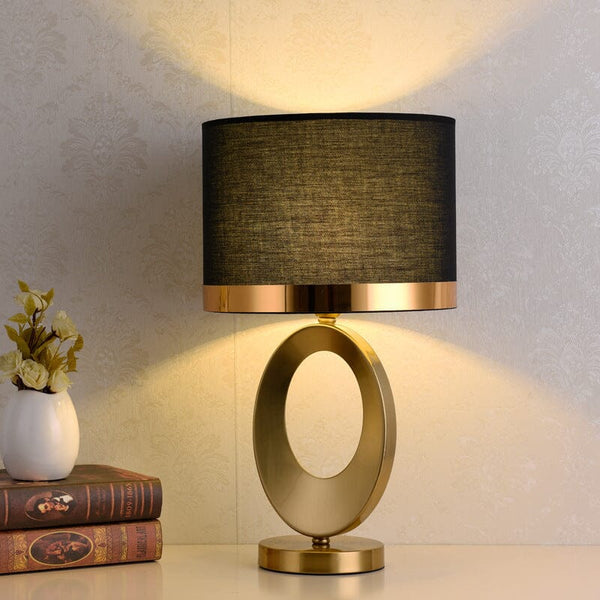 Nordic Luxury Cloth Covered Desk Lamp