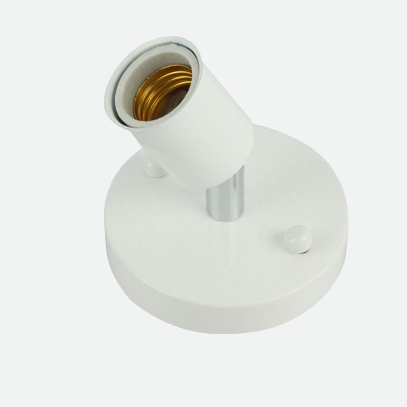 Antique Metal E27 Lamp Socket Holder