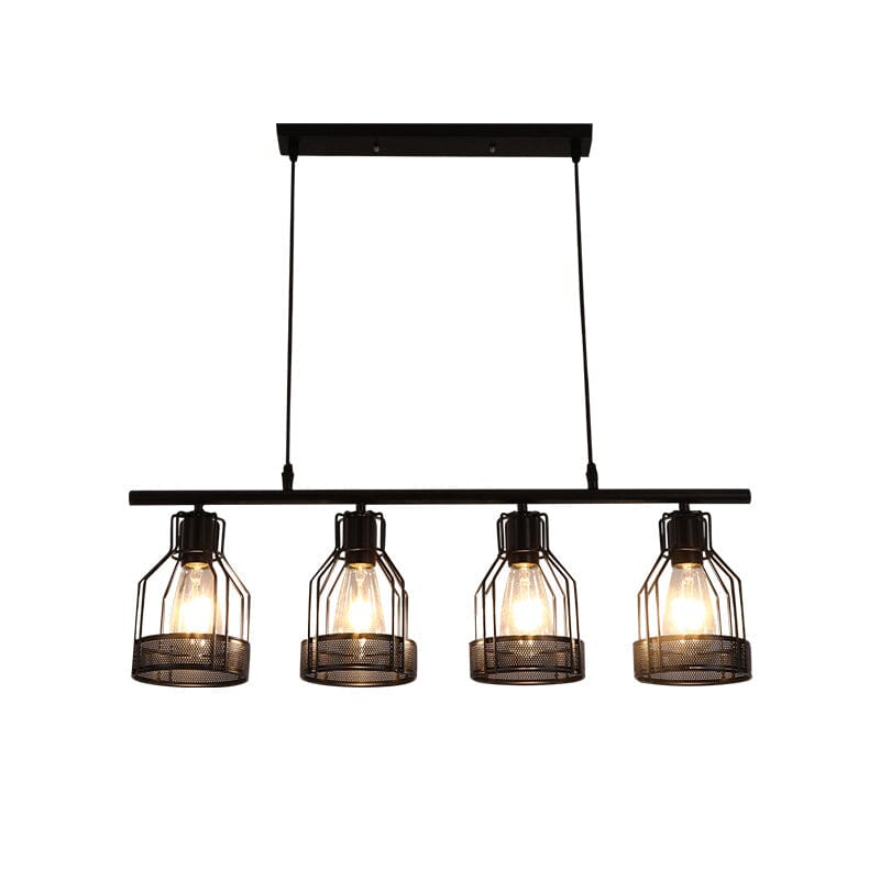Industrial Style Loft Multi-Heads Chandelier Lamp