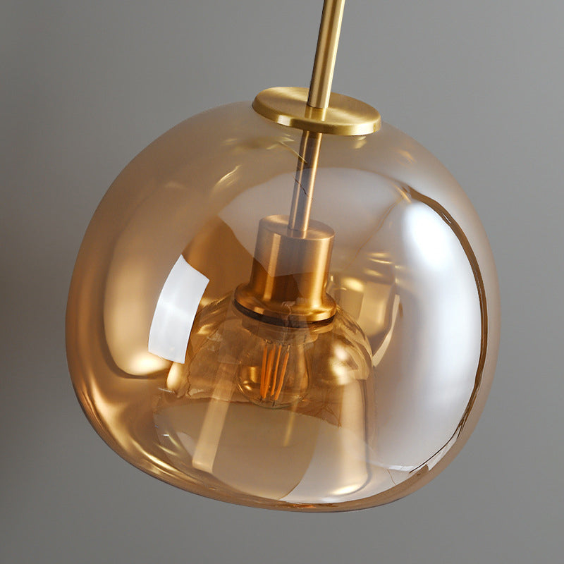 Modern Nordic Minimalist Dome Glass Ceiling Light
