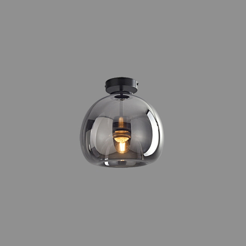 Modern Nordic Minimalist Dome Glass Ceiling Light