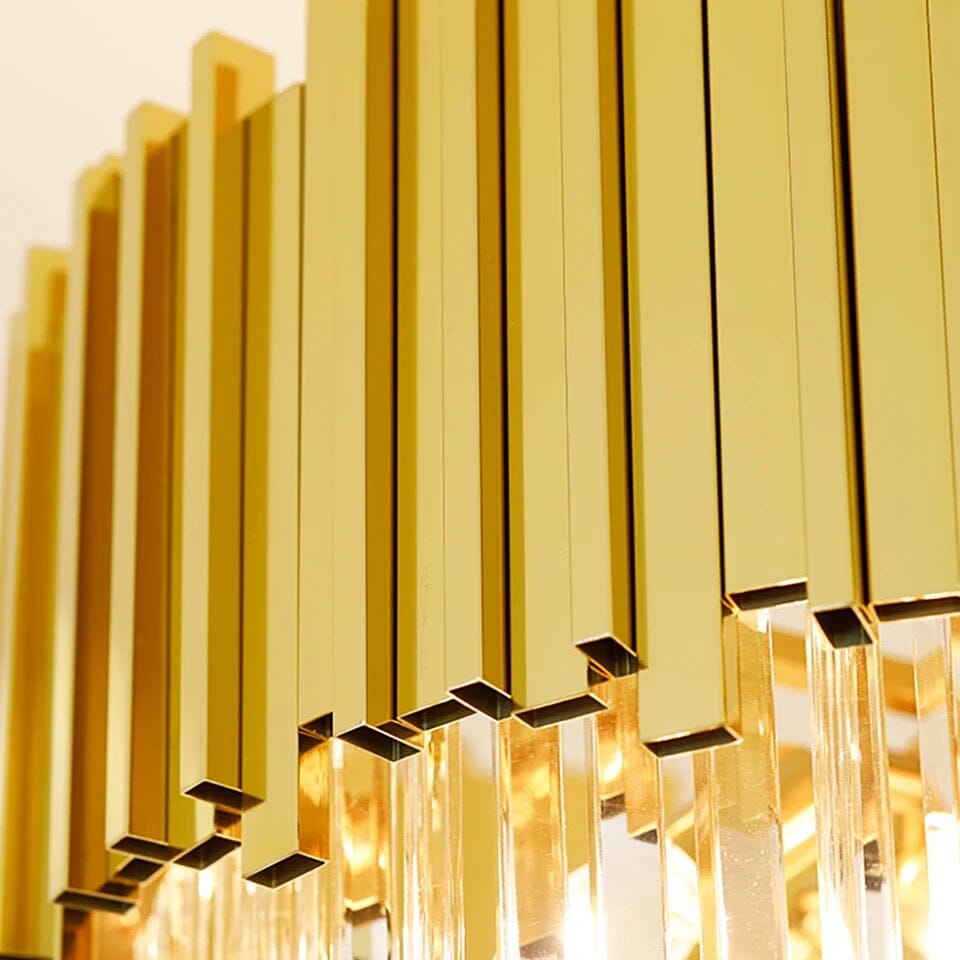 Elegant Spiral Luxury K9 Crystal Staircase Chandelier