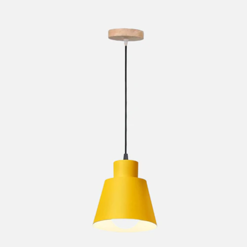 Cone Shaped Pendant Lamp in Devon Style