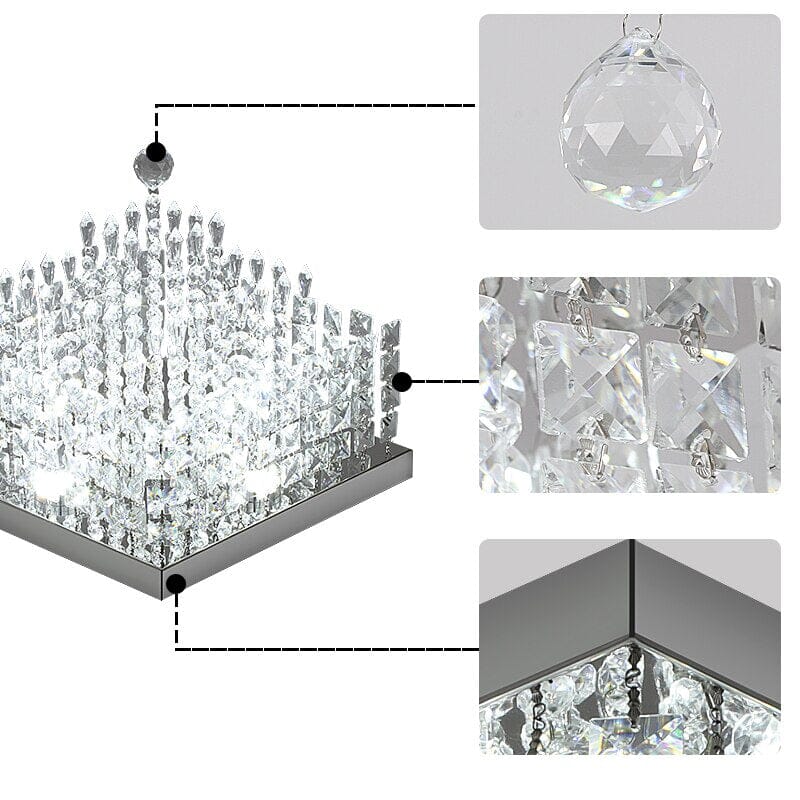 Modern Ceiling K9 LED Crystal Chandelier Lamp