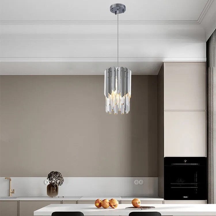 Modern Crystal K9 Round Gold Chandelier
