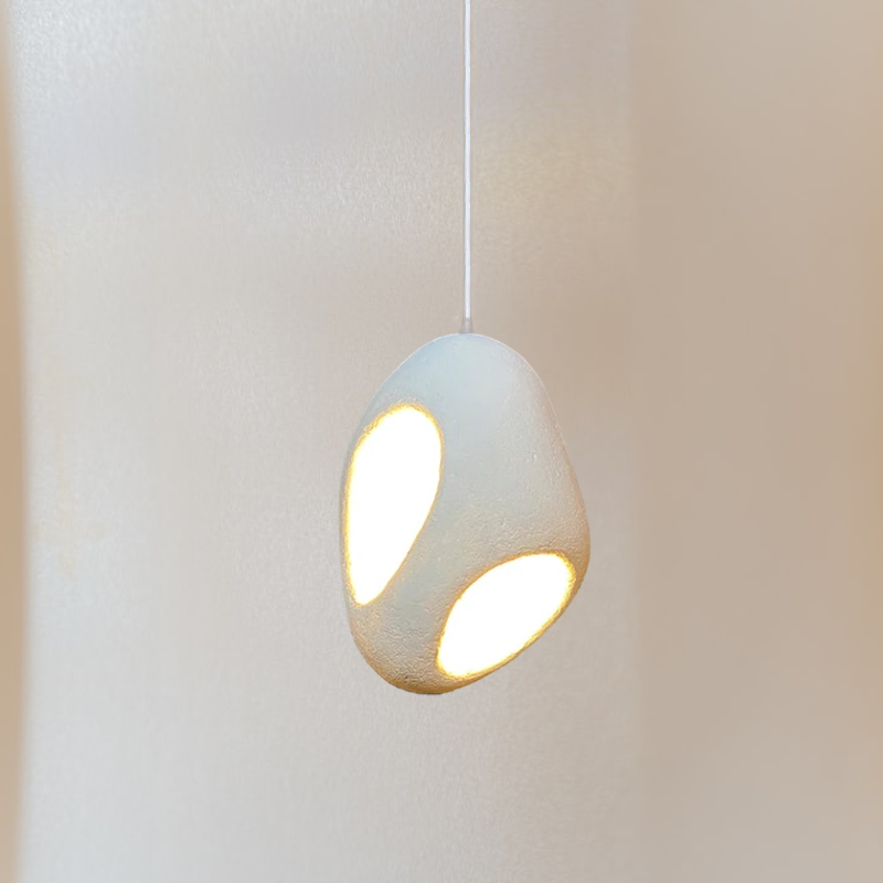 Nature-Inspired Wabi Sabi Nest Pendant Light