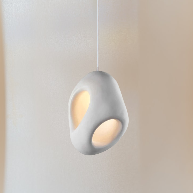 Nature-Inspired Wabi Sabi Nest Pendant Light