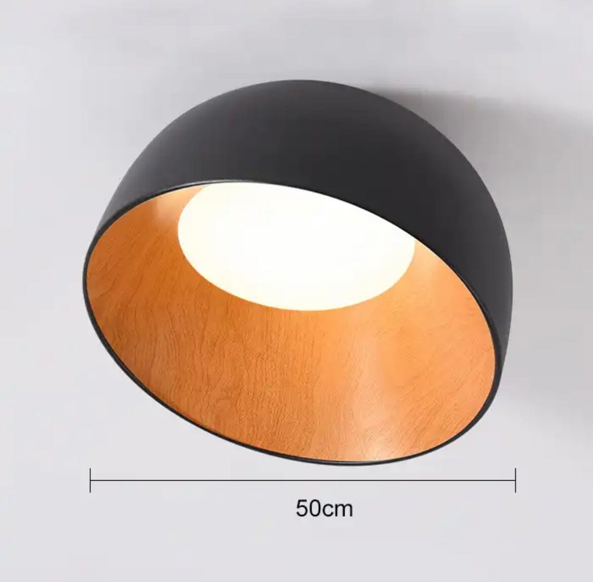 Creative Woodgrain Indoor LED Chandelier