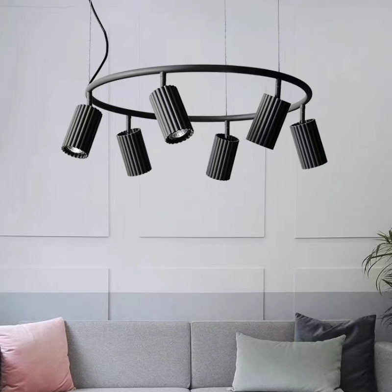 Scandinavian Ring Chandeliers Spotlights