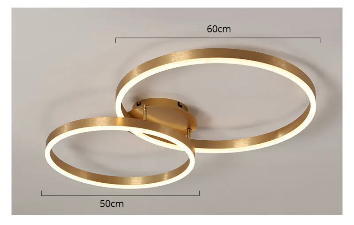 Nordic Round Circle Ring LED Chandeliers