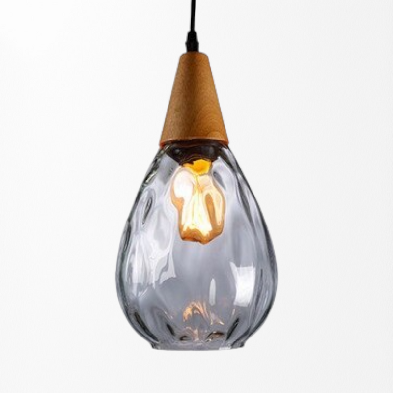 Modern Glass Water Drop Lampshade Pendant lamp