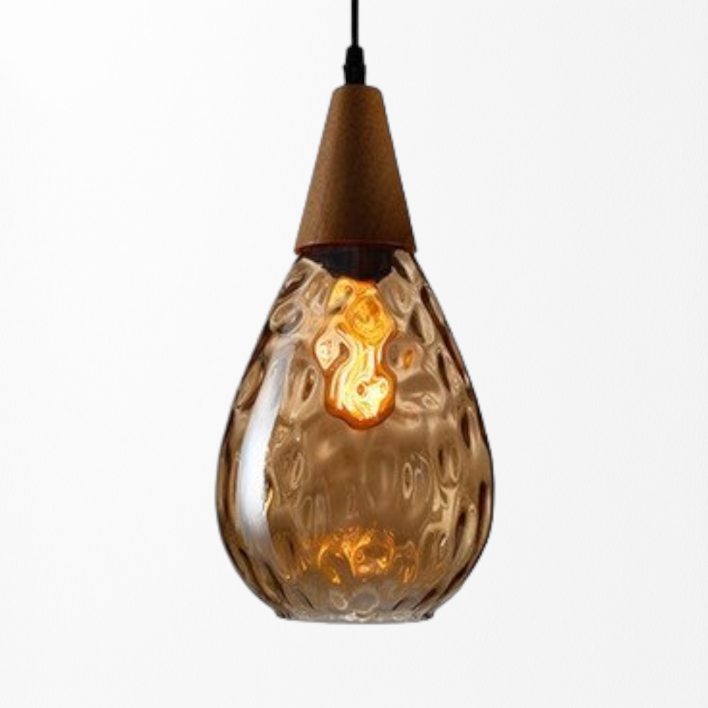 Modern Glass Water Drop Lampshade Pendant lamp