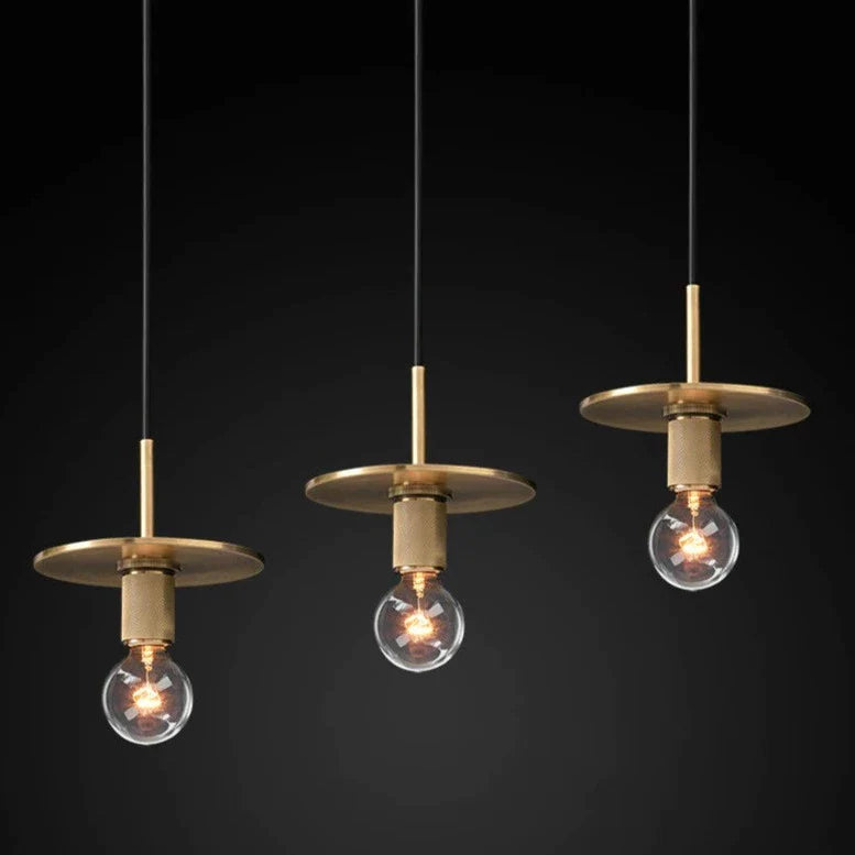 Retro Brass Series Pendant Light Armed Design