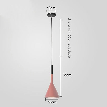 Nordic Simple Multicolor Pendant Lamp