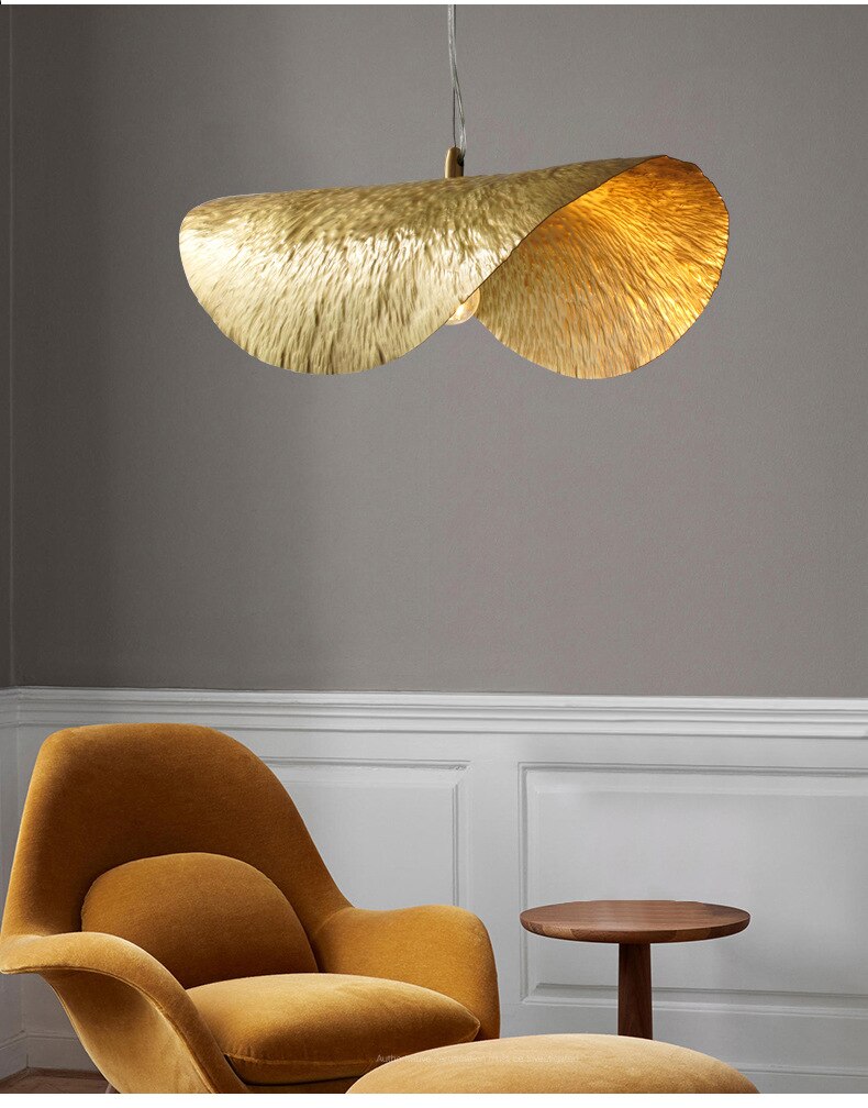 Copper Lotus Grace Nordic Pendant Lamp