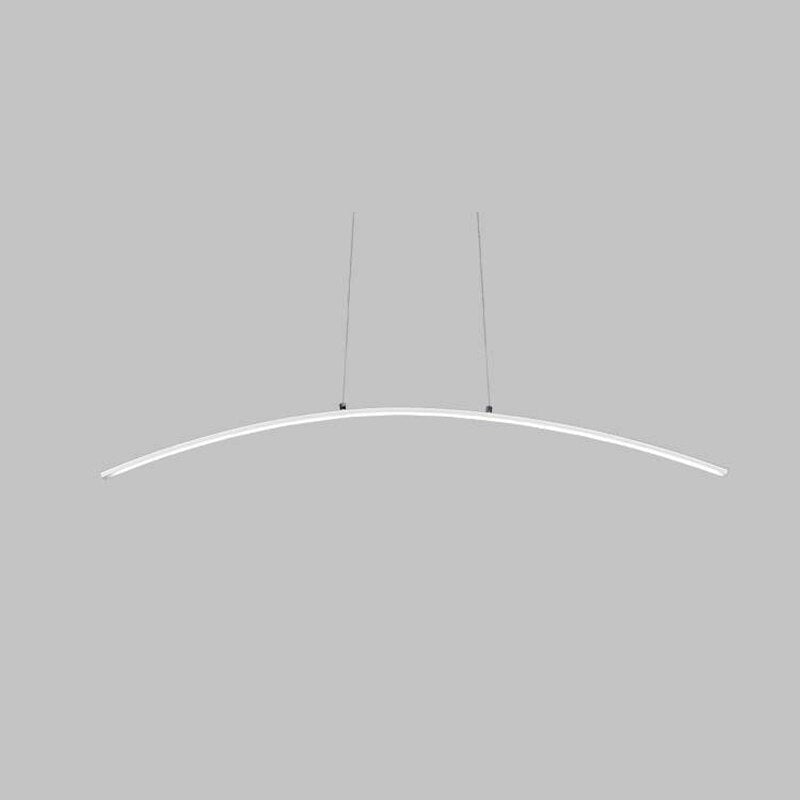Modern Curve Line Suspension LED Pendant Lights