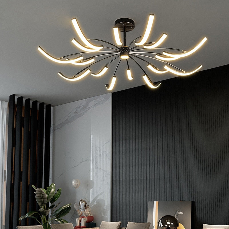 Modern Simple LED Design Suspension Chandelier Lights