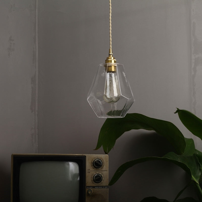 Contemporary Chic Glass Pendant Light