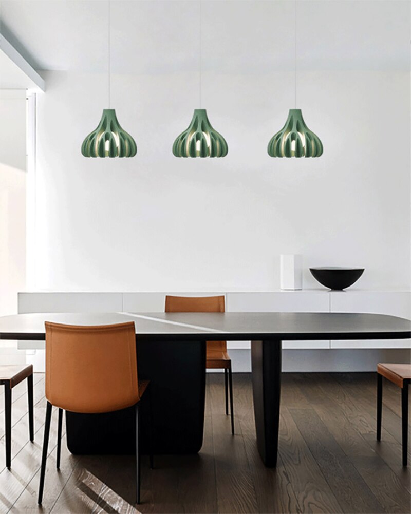 Trendy Macaron Resin Pendant Lamps