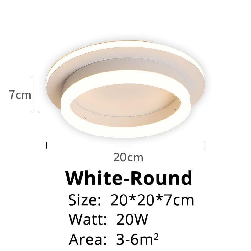 Modern Surface Mount Acrylic LED Chandelier