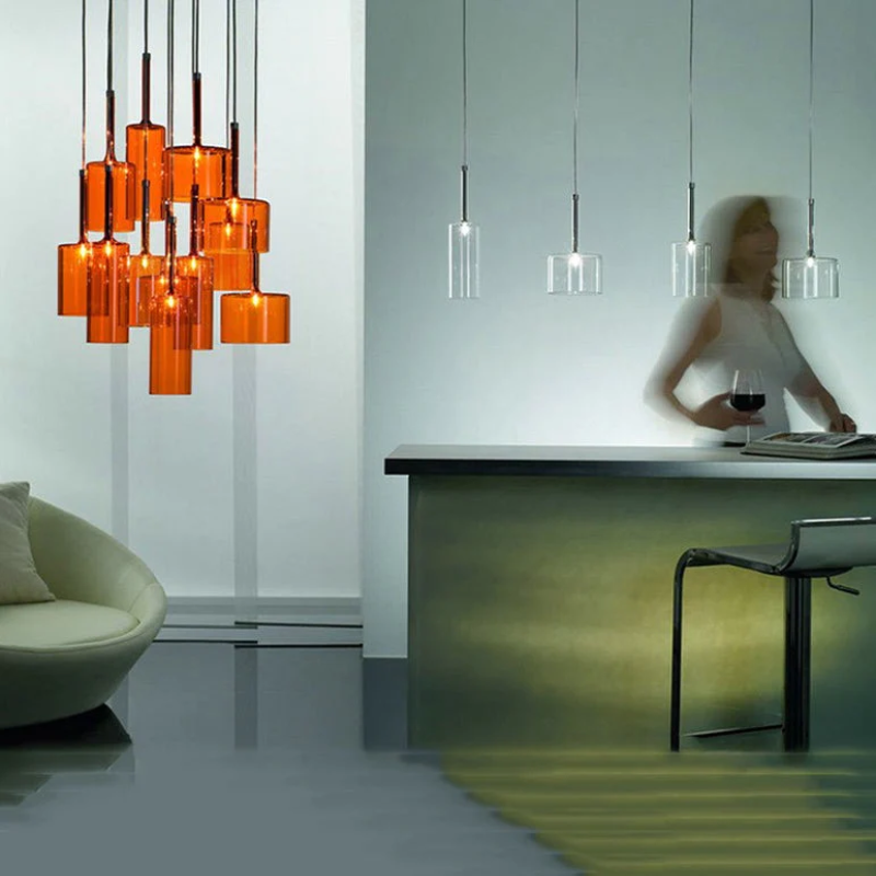 Glass Loft Sculptural Design Pendant & Chandelier Lights