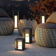 Modern Solar Waterproof Garden Pathway Floor Lamps