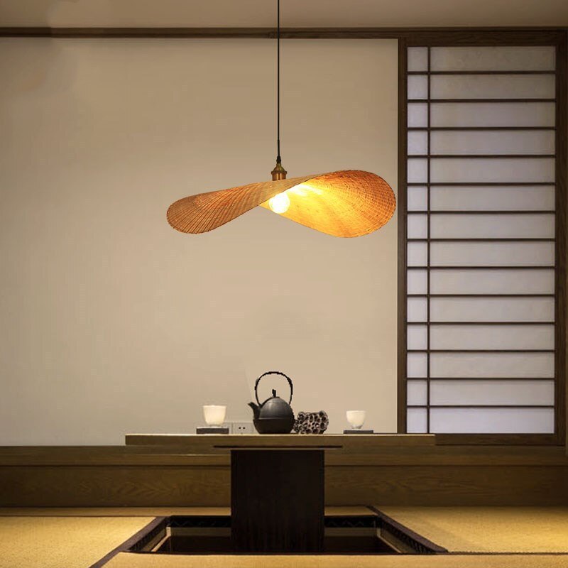 Handmade Bamboo Weaving Pendant Lamp