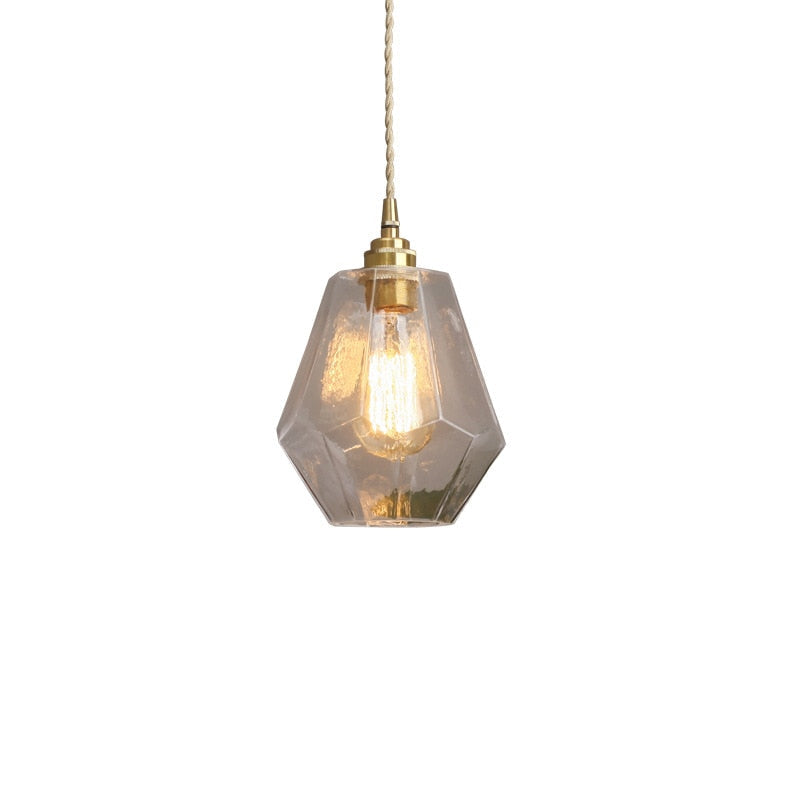 Contemporary Chic Glass Pendant Light