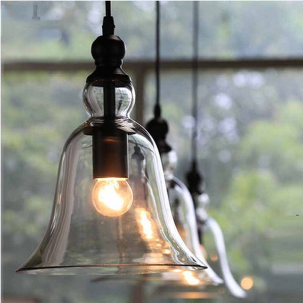 Vintage Creative Glass Bell Pendant Lighting