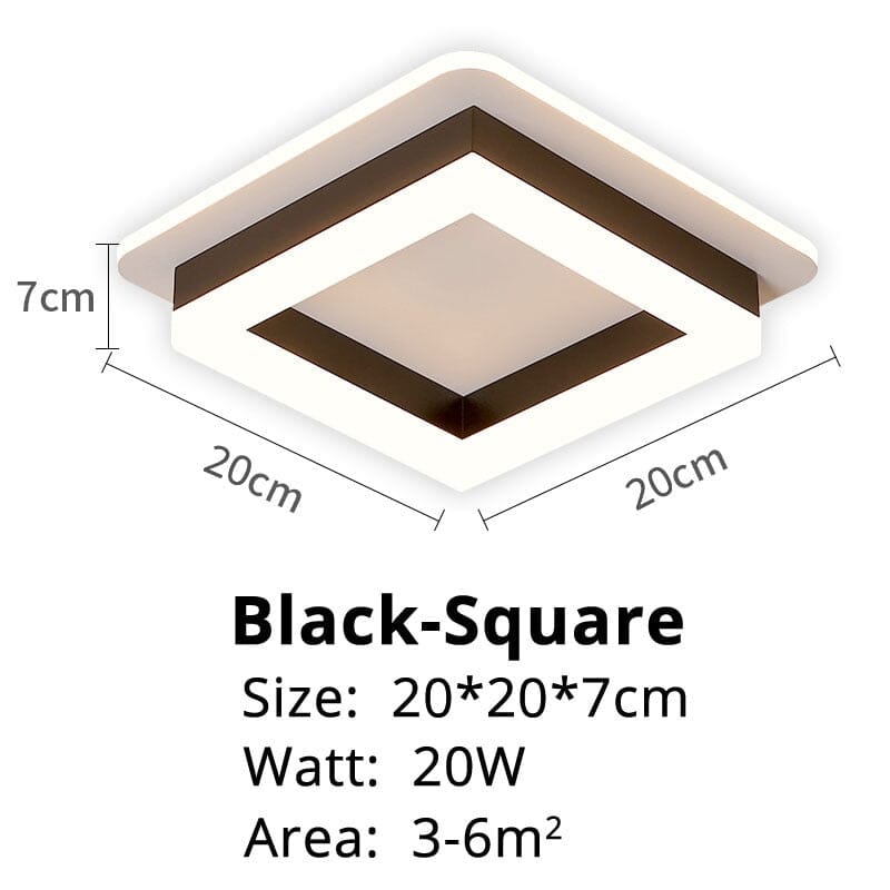 Modern Surface Mount Acrylic LED Chandelier