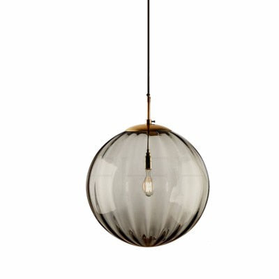 Glass Ball Colored Pendant Light