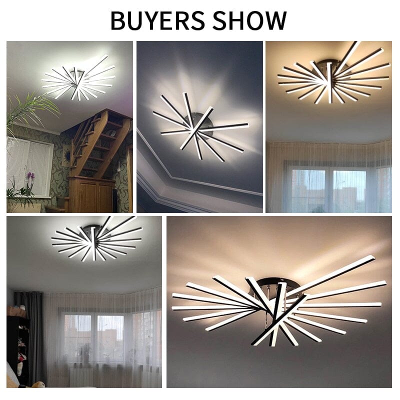 Modern LED Stick Ceiling Chandeliers