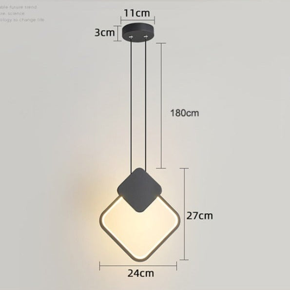 Modern Geometry Design LED Pendant Lights