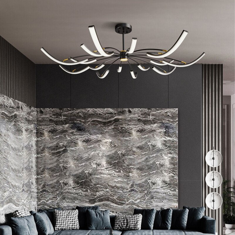 Modern Simple LED Design Suspension Chandelier Lights