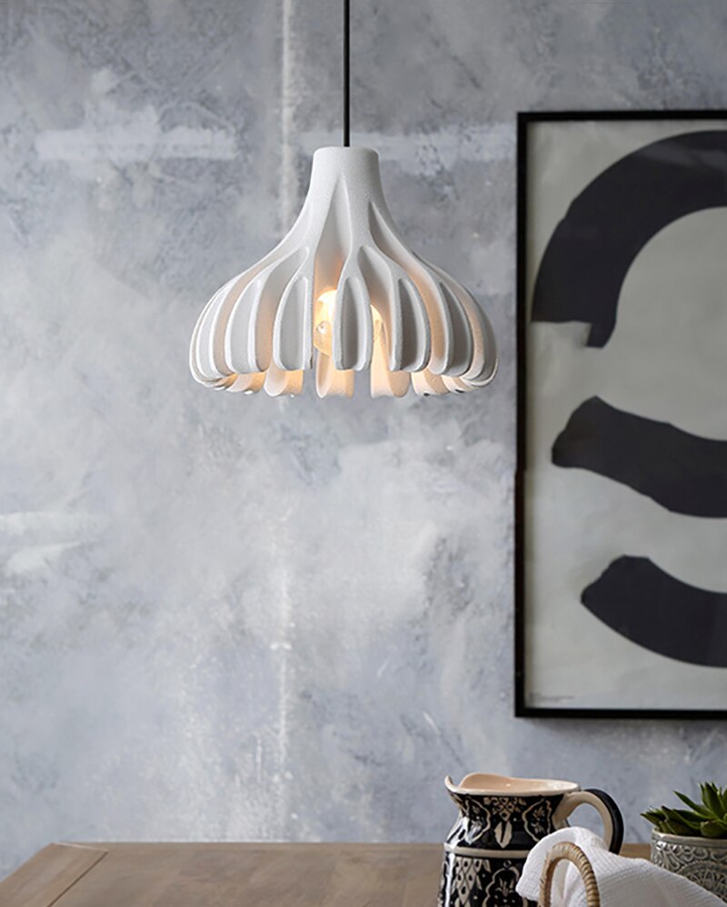 Trendy Macaron Resin Pendant Lamps