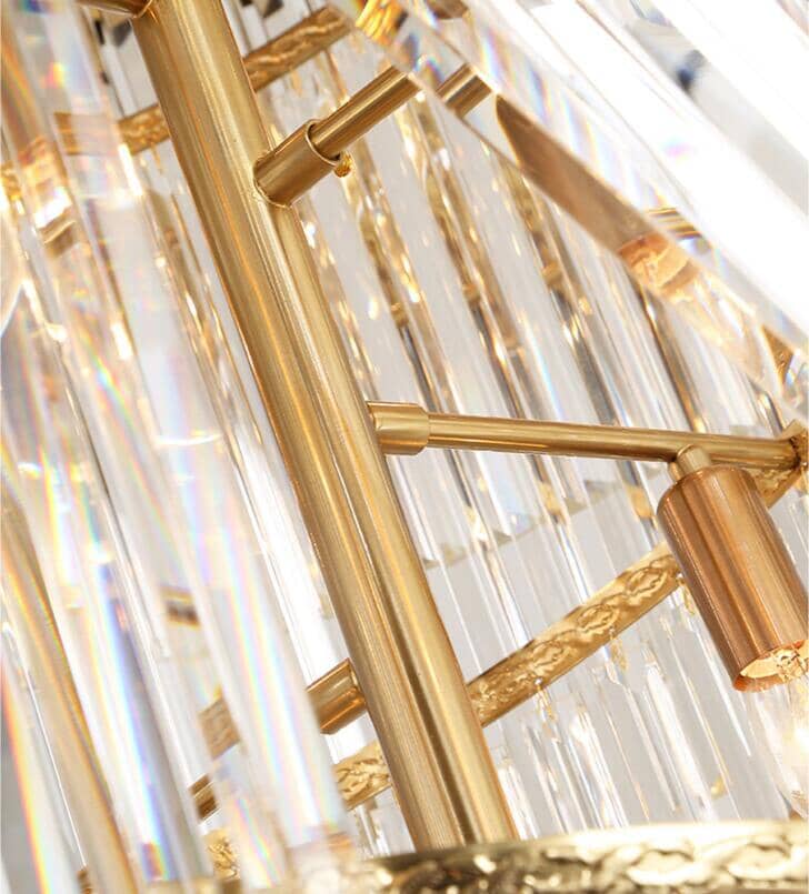 Elegant Spiral Luxury K9 Crystal Staircase Chandelier