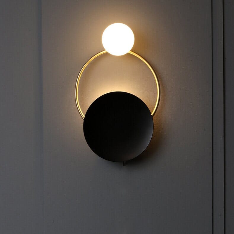 Nordic Modern Ring Golden Wall Sconce