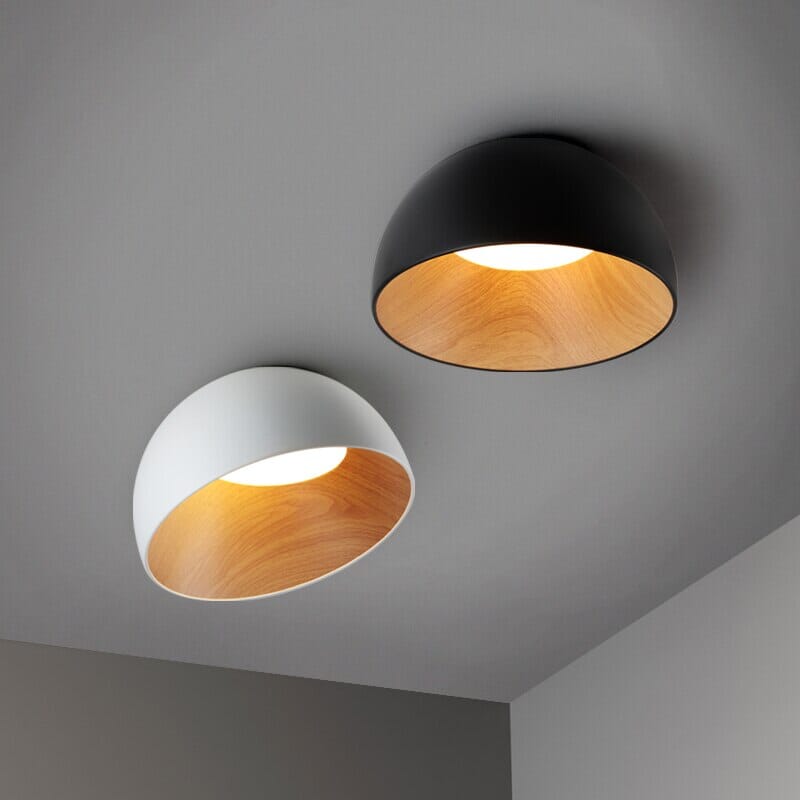 Creative Woodgrain Indoor LED Chandelier