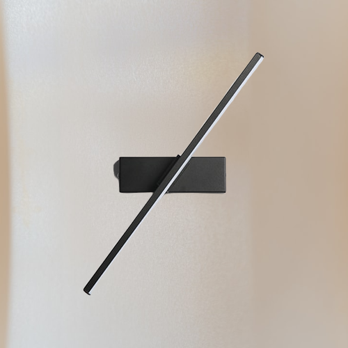 Simple Straight Stick Rotating Wall Lamp