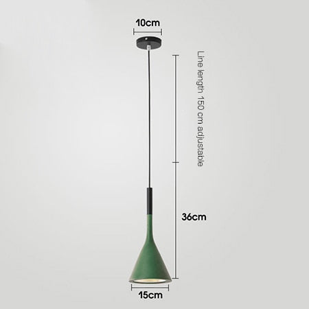 Nordic Simple Multicolor Pendant Lamp