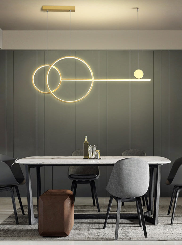 Contemporary Circular LED Ceiling Chandeliers