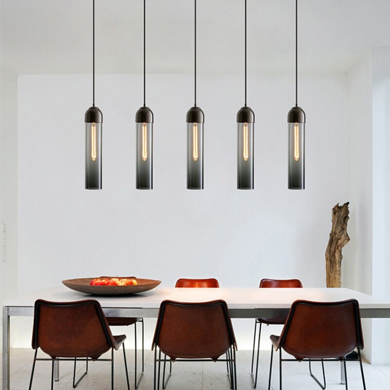 Nordic Capsule Glass LED Pendant Lamp