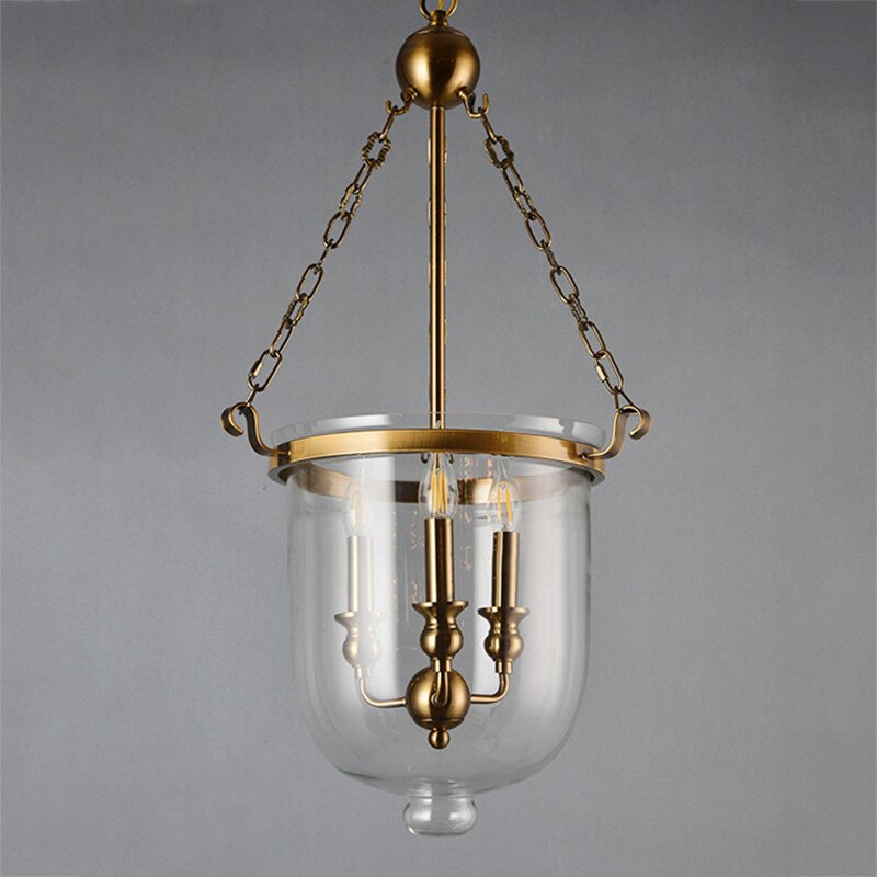 View of Industrial Chic: Loft Bar Candle Glass Pendant Lights
