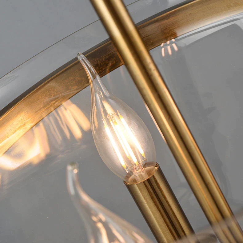 Loft Bar Candle Glass Pendant Lights