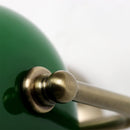 Industrial Vintage Green Banker Wall Lamp