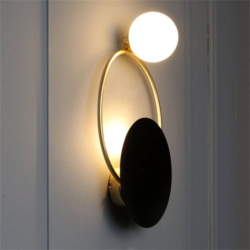 Nordic Modern Ring Golden Wall Sconce