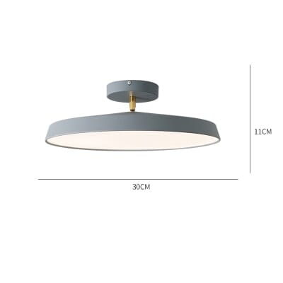 Macaron Aluminum Ultra-thin Luminaire Chandelier