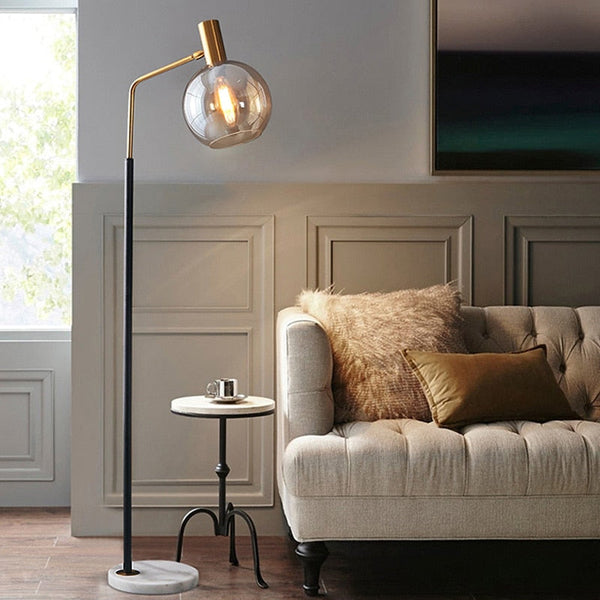 Luxury Vertical Reading Glass Floor Lamps