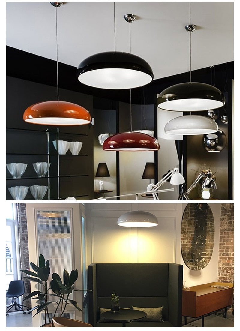 Simple Cup Aluminum Pendant Light Fixture