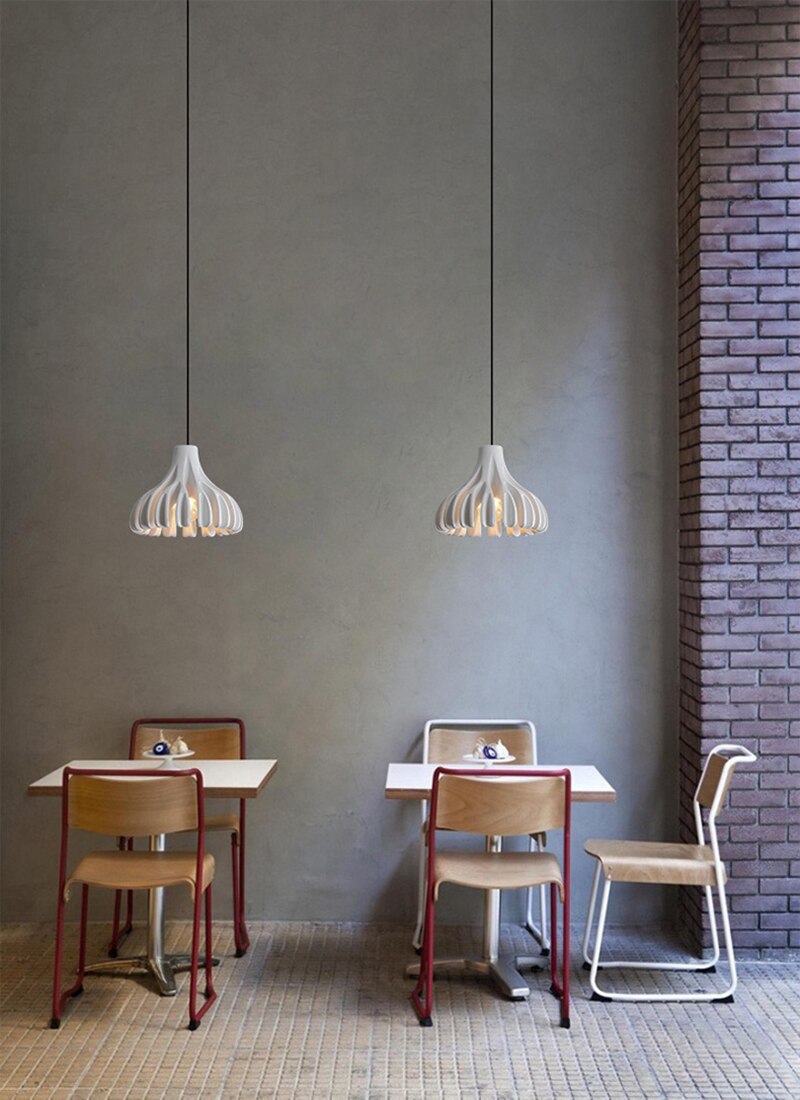 Trendy Macaron Resin Pendant Lamps